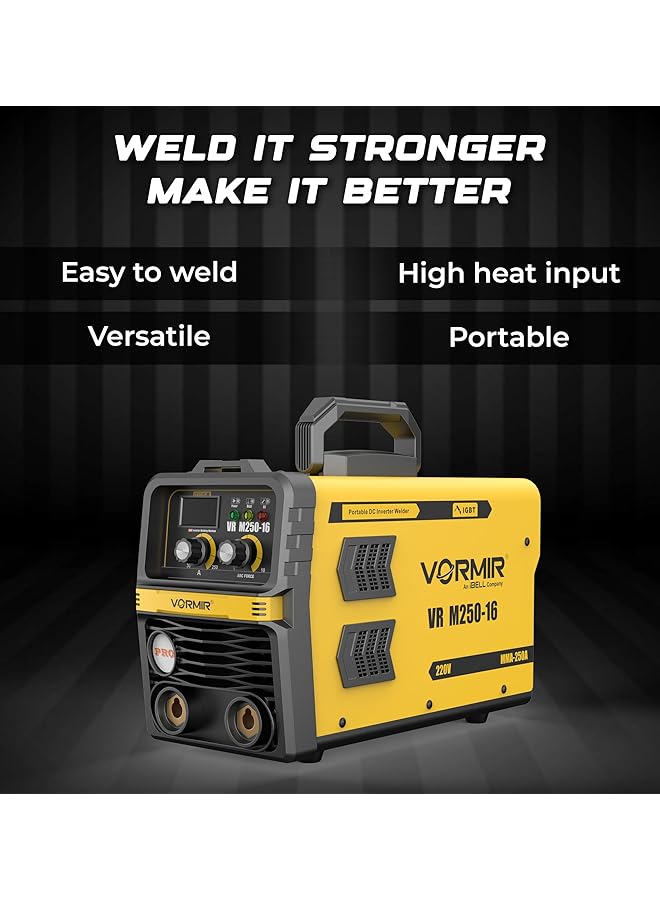 iBELL Vrm250 16 Inverter Mma Welding Machine Home Diy 250A With Hot Start Anti Stick Functions - Image 2