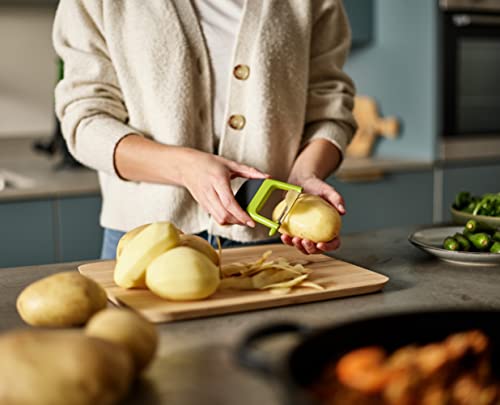 Joseph Joseph Duo EasyGrip Straight Potato and Vegetable Kitchen Peeler Green - Image 3