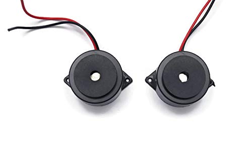 Electronicspices Electronic Spices Big Buzzer with Small Enclosed Piezo Electronic Buzzer Alarm 95DB with Wires PACK OF 5 - Image 3