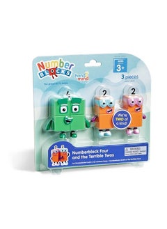 hand2mind Numberblocks Four And The Terrible Twos Toy Figures Collectibles Small Cartoon Figurines For Kids Mini Action Figures Character Figures Play Figure Playsets Imaginative Play Toys  - Image 2