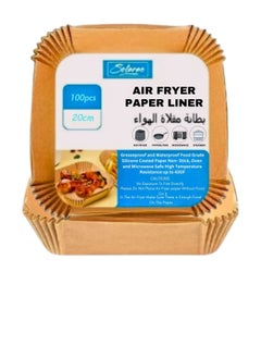 Grease Proof And Waterproof Food Grade Silicone Coated Air Fryer Paper liner 100pcs