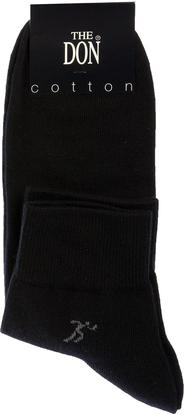 The Don Half Conch Men's Socks Black