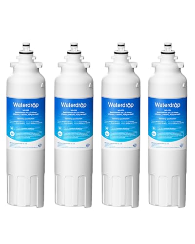 Waterdrop ADQ73613401 Refrigerator Water Filter Replacement for LG LT800P ADQ73613408 ADQ75795104 ADQ73613402 Kenmore 9490 469490 LSXS26326S LMXC23746S LSXS26366S WDF20 Pack of 4 - Image 1