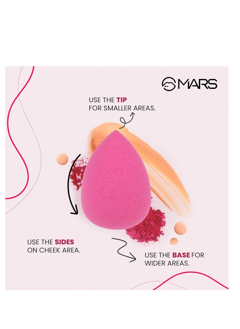 Mars - MARS Mini Beauty Blenders for Makeup Flawless Versatile Usage Precise and Effortless Blending   Travel Friendly Easy to Clean Professional Results Pack of 5 - Image 1