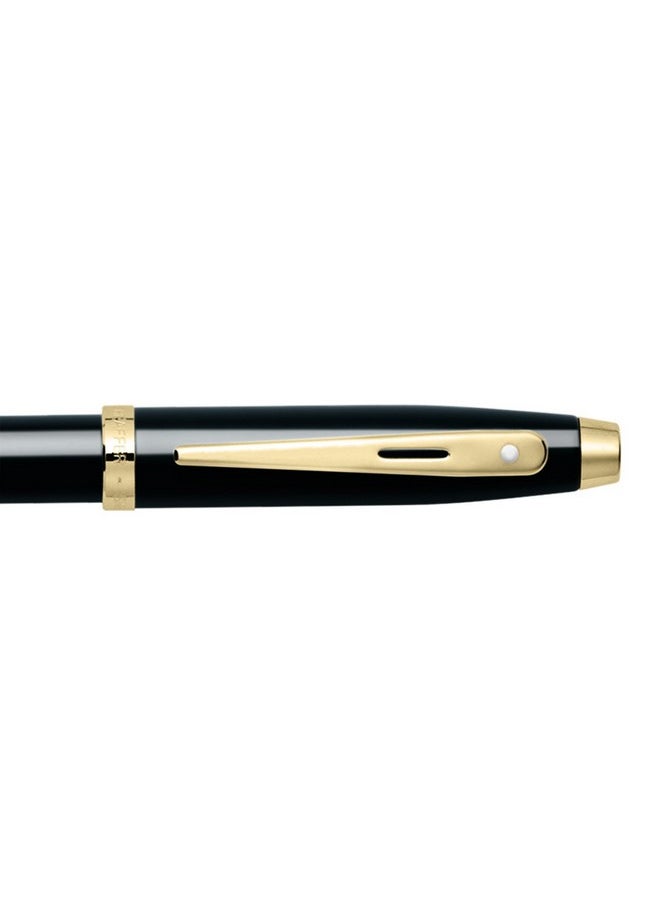 SHEAFFER - Sheaffer Gift 100 Glossy Black Fountain Pen with Gold tone Trim | E9322 Fountain Pen Medium nib | Premium Pen Gift Set - Image 1