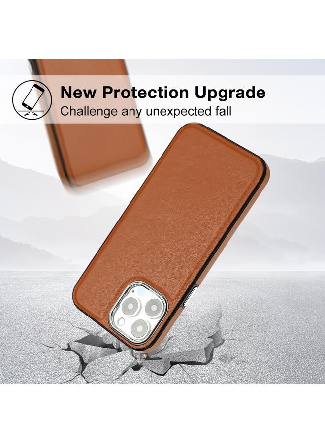Zaboon Case For iPhone 13 Pro Max Leather Texture Full Coverage Phone Case - Image 3