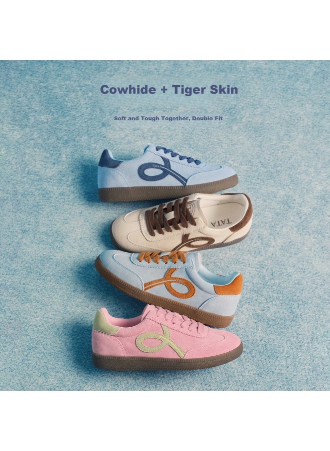 Tata Year Of The Horse Series Red Couple's German Training Shoes Women's New Year Apricot Pink/brown Size 39 - Image 1