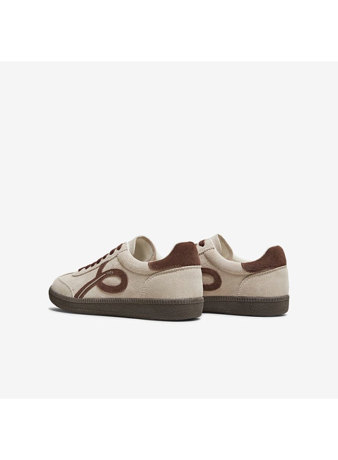Tata Year Of The Horse Series Red Couple's German Training Shoes Women's New Year Apricot Pink/brown Size 39 - Image 4