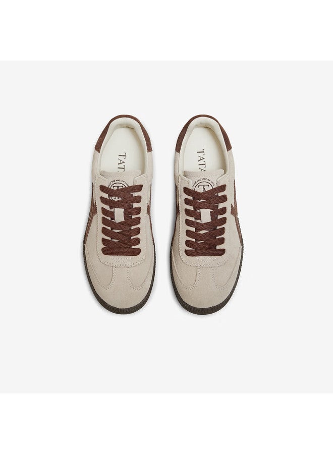Tata Year Of The Horse Series Red Couple's German Training Shoes Women's New Year Apricot Pink/brown Size 39 - Image 3