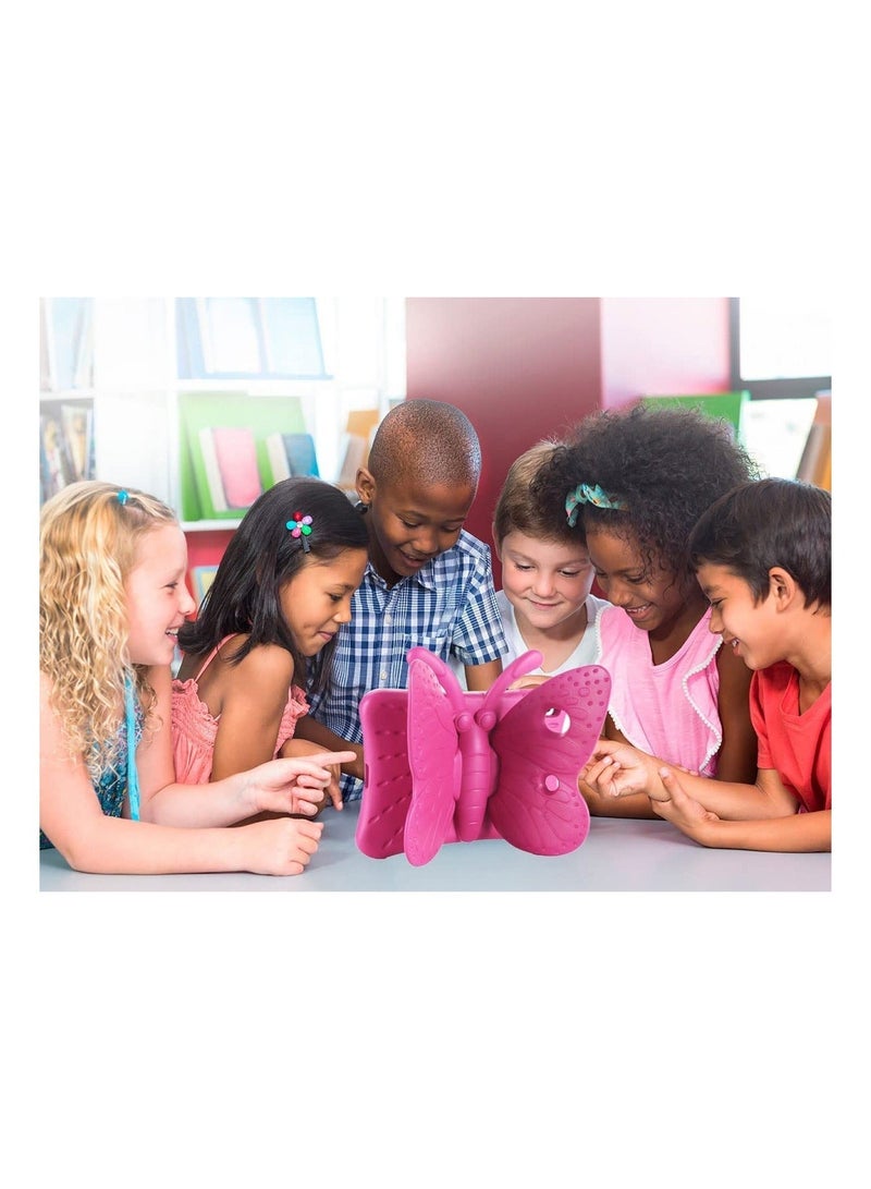 Raxoom iPad 9th 8th 7th Generation Case Kids Girls, Cute Butterfly Shockproof EVA Foam Super Protection Stand Cover for iPad 2021 2020 2019 10.2" and iPad Air 3 Pro 10.5" - Image 4