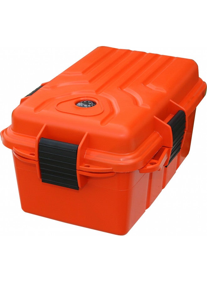 MTM Survivor Dry Box with O-Ring Seal (Orange, Large) - Image 1