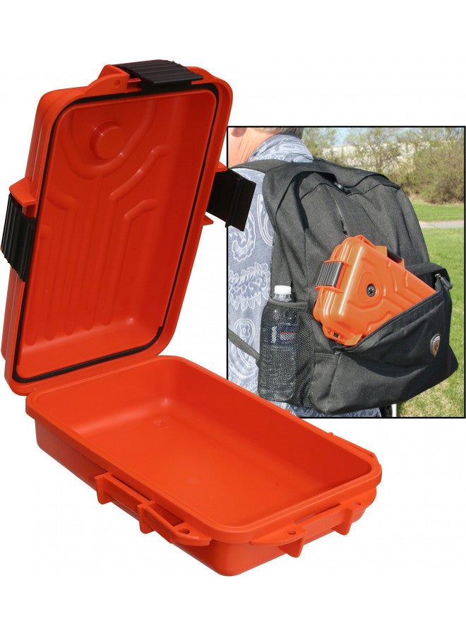 MTM Survivor Dry Box with O-Ring Seal (Orange, Large) - Image 2