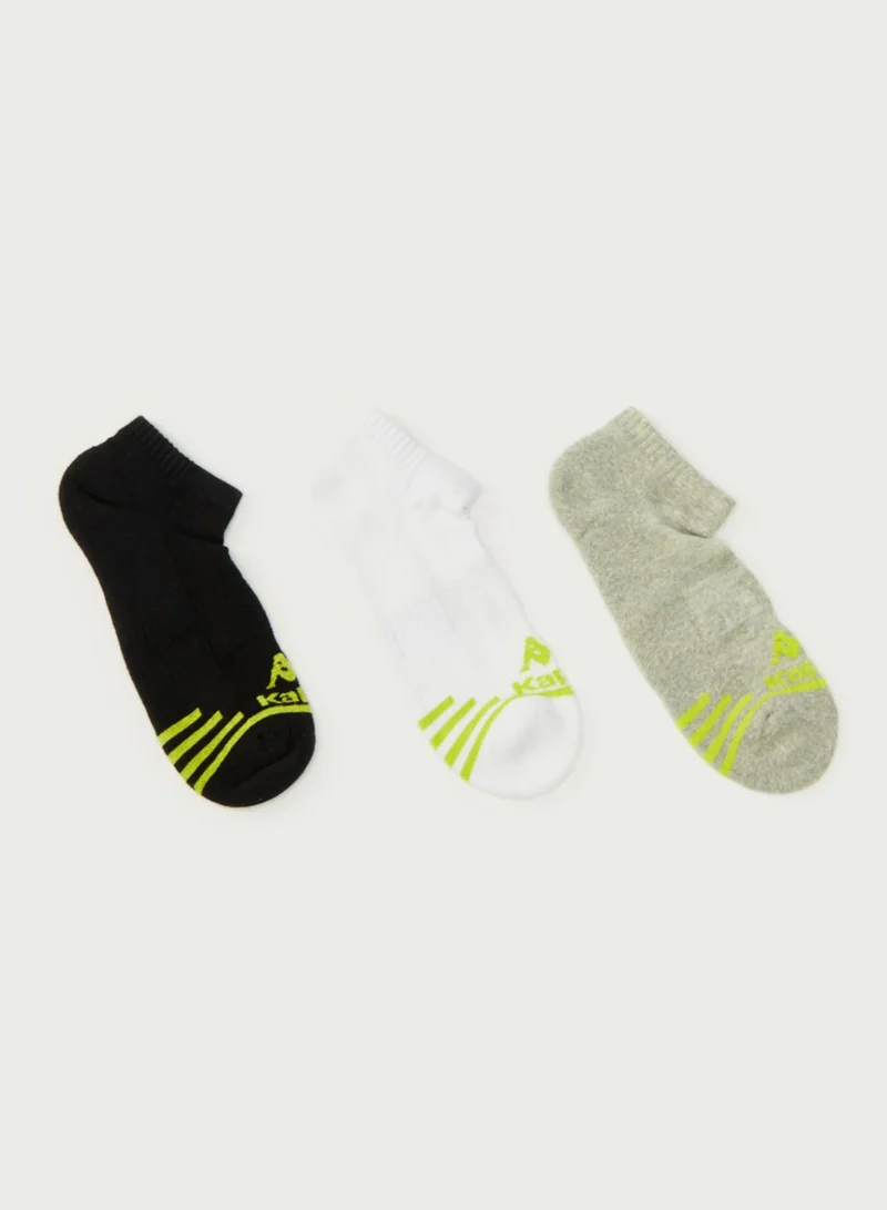 Kappa 3 Pack No Show Socks