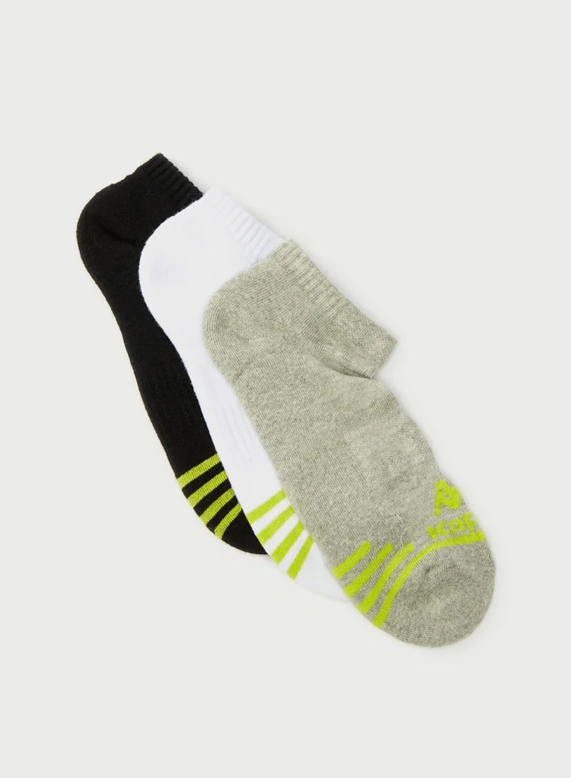 Kappa 3 Pack No Show Socks