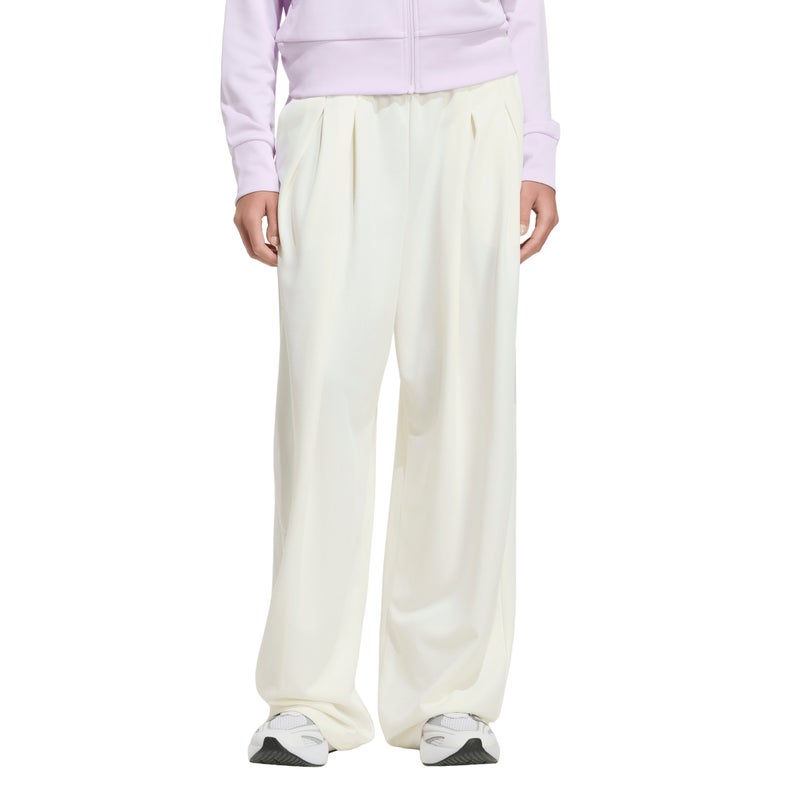 Adidas TIRO 3-Stripes Pleated Tracksuit Bottoms - Off White/Ice - Image 4