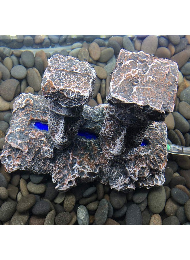 Smoothedo-Pets Aquarium Bubbler Decorations Fish Tank Decorations Aquarium Air Stone Decor Easter Island Moai Statues (Grey-Moai-Air-Stone) - Image 5