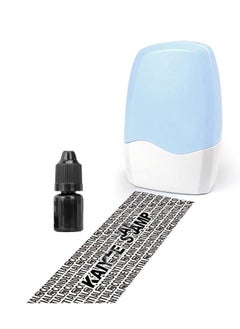 Generic Confidentiality Seal Identity Protection Roller Stamp Scrambling Scrolling Roller Type Pen Password Covering Confidential Seal Express Single Personal Information Privacy Photosensitive Applicator  - Image 1