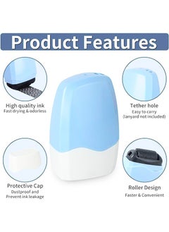 Generic Confidentiality Seal Identity Protection Roller Stamp Scrambling Scrolling Roller Type Pen Password Covering Confidential Seal Express Single Personal Information Privacy Photosensitive Applicator  - Image 4