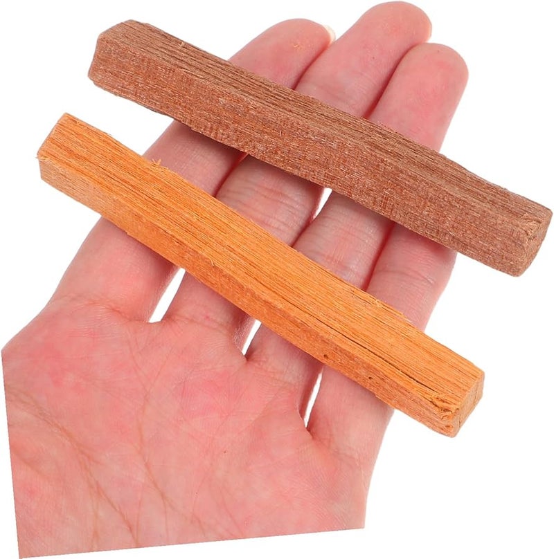 عصي البخور من خشب الصندل الطبيعي عبوة من ٥٠ عصا للتأمل واليوجا وتخفيف التوتر وتنقية الهواء - Image 4