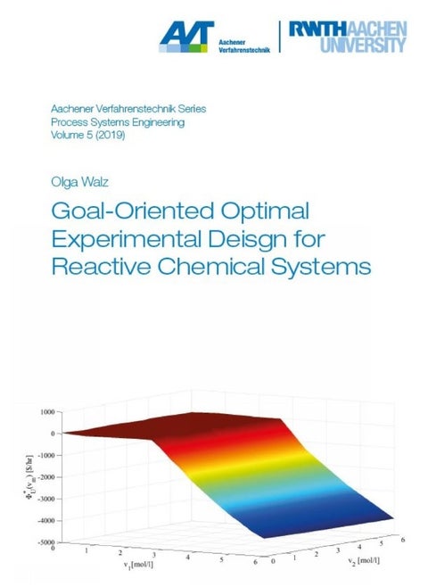 Goal-Oriented Optimal Experimental Design for Reactive Chemical Systems