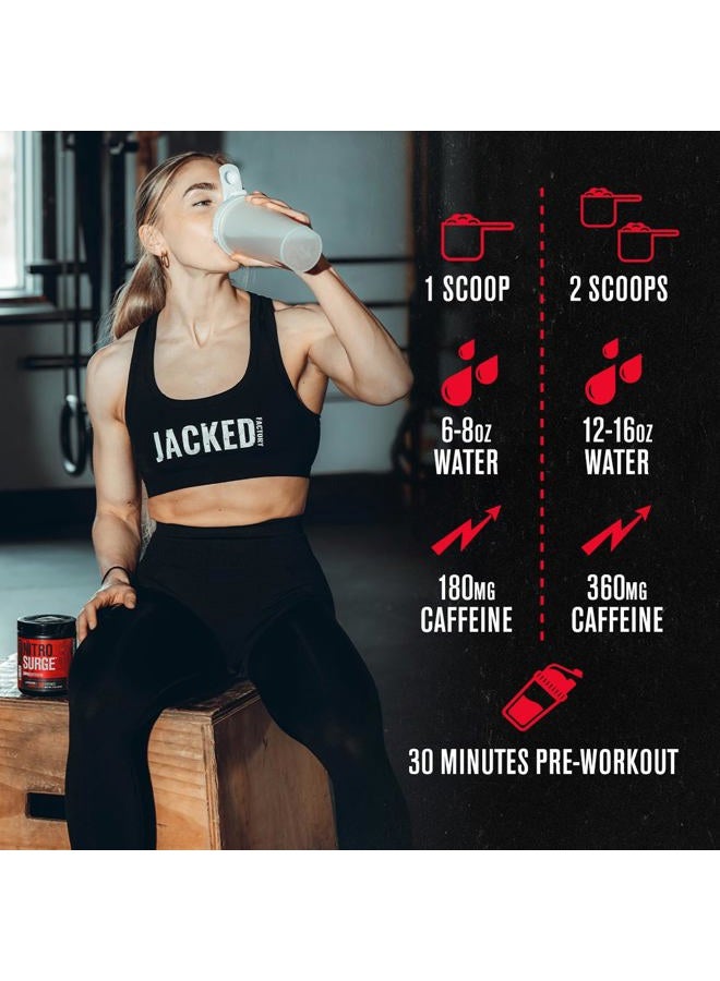 Jacked Factory مكمل نيترو سيرج بنكهة البرتقال والأناناس قبل التمرين (30 حصة) - Image 5