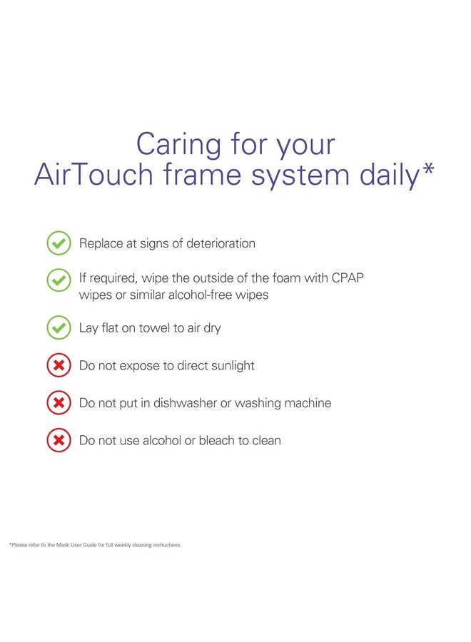ريسمد نظام الإطار البديل ResMed AirTouch F20 (بدون غطاء رأس) - صغير - Image 4