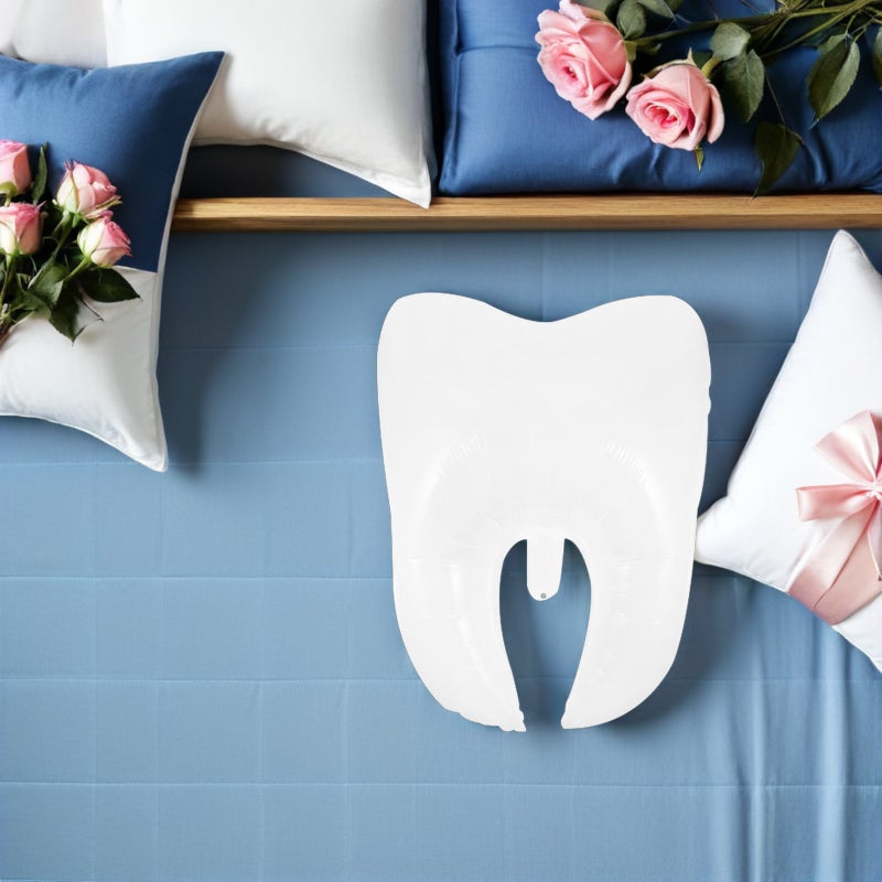 8 pcs Tooth and Toothbrush Shaped Balloons Tooth Themed Balloons Graduation Decorations Balloon Tooth Party Supplies - Image 2