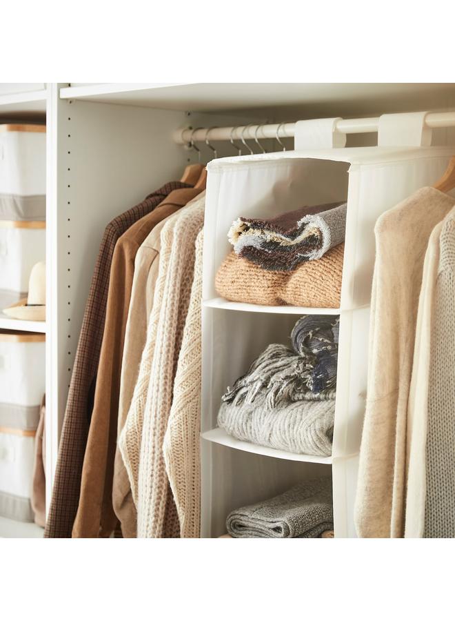 Zaboon Storage With 6 Compartments, White, 35X45X125 Cm - Image 2