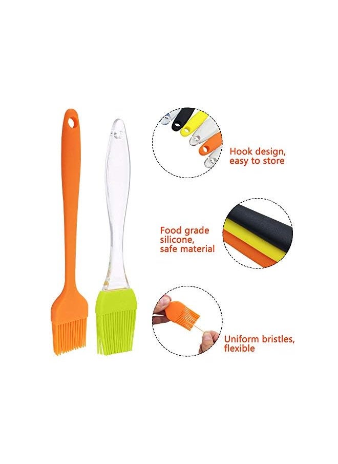 FineGood - pcs Silicone Pastry Brushes, FineGood Food Grade Heat Resistant Oil Butter Basting Brush Cake Bread Baking Tools for BBQ Grill Cooking Baking Cake Bread Baking Tools - Image 1
