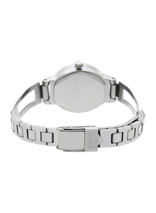 Sonata 8085SM02 Women’s Watch – Silver Dial, Silver Stainless Steel Strap, Quartz Movement, 3 ATM Water Resistant - Image 4