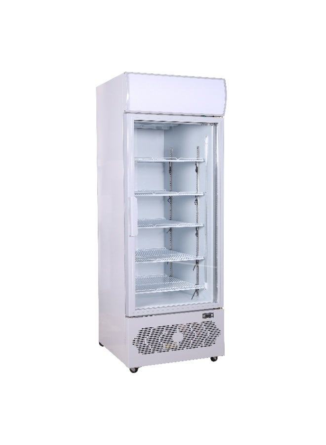 Aston Showcase Refrigerator, Single Door, 530L, 18.7Cu.Ft, Steel, AS530DC8S