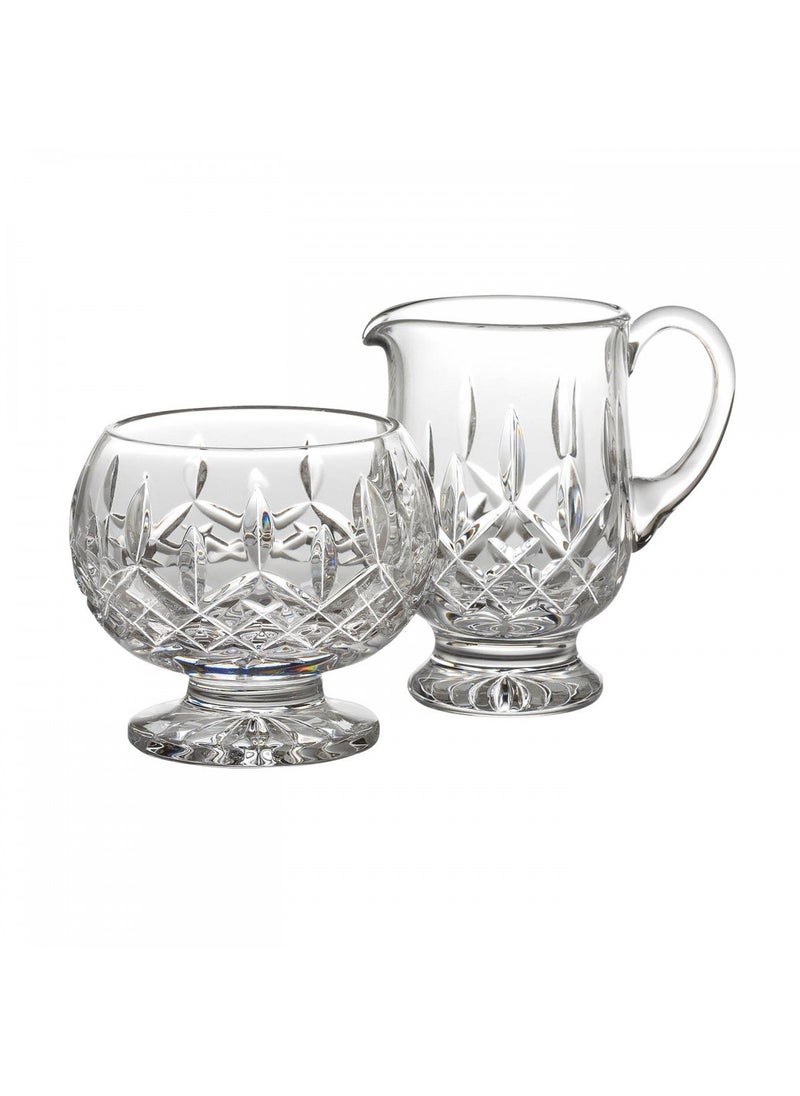 Waterford Waterford Lismore Footed Creamer  Sugar Set 425 Clear 