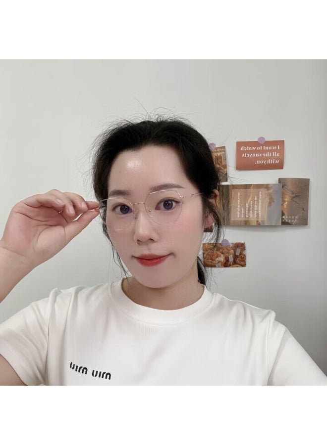 Mirror Hall Jingpintang Women's Imported Blue Light Blocking Reading Gl High Definition Anti-radiation Eye Protection Gl Self-operated Flagship Genuine Product - Image 3