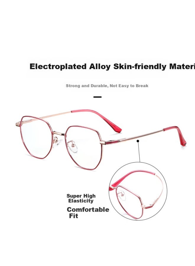 Mirror Hall Jingpintang Women's Imported Blue Light Blocking Reading Gl High Definition Anti-radiation Eye Protection Gl Self-operated Flagship Genuine Product - Image 5