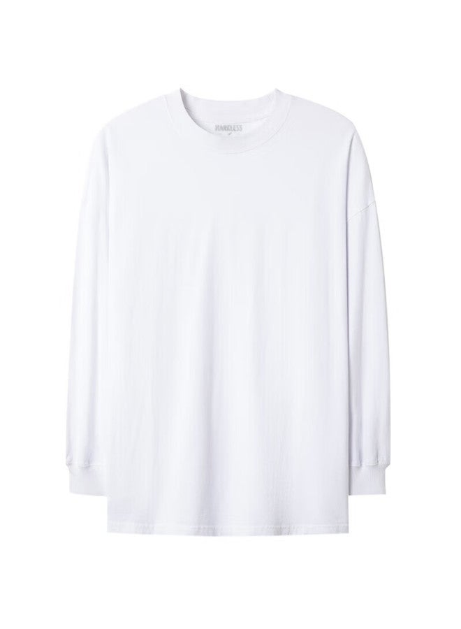Markless Men's Autumn Winter Cotton Sweatshirt Sy Quality Versatile Jacket Wyb3422m Snow Peak White XL - Image 4