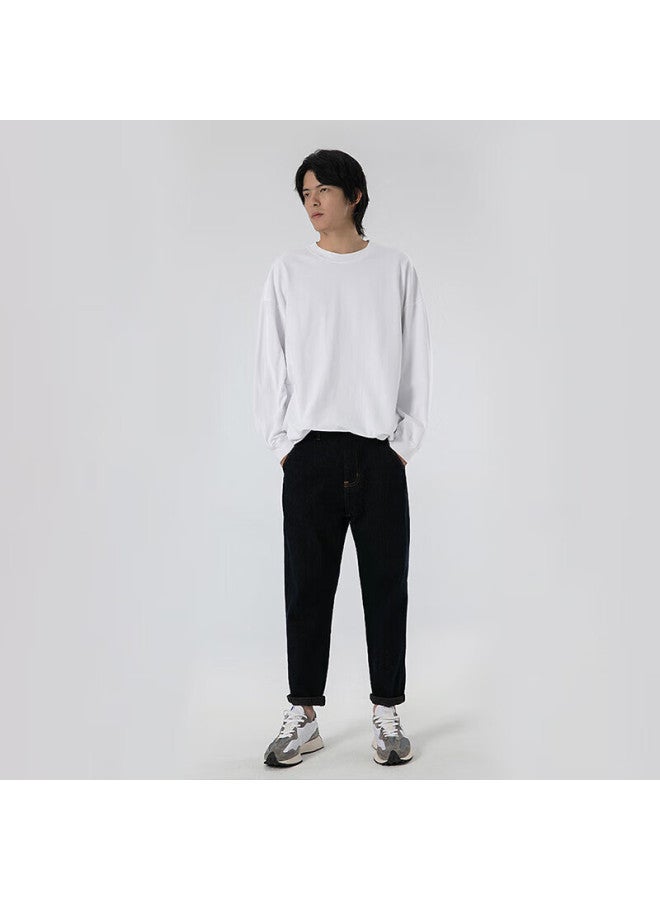 Markless Men's Autumn Winter Cotton Sweatshirt Sy Quality Versatile Jacket Wyb3422m Snow Peak White XL - Image 2