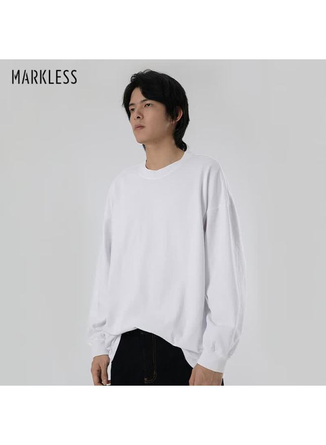 Markless Men's Autumn Winter Cotton Sweatshirt Sy Quality Versatile Jacket Wyb3422m Snow Peak White XL - Image 1