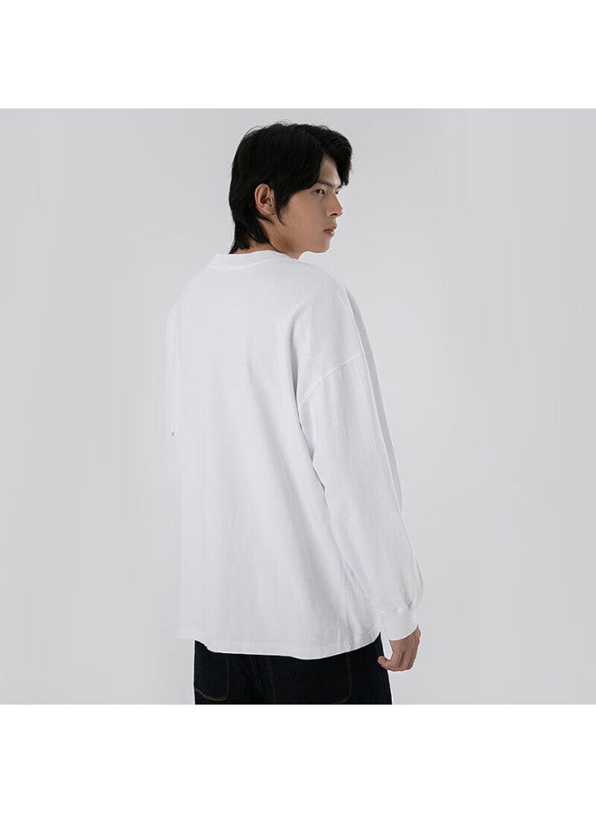 Markless Men's Autumn Winter Cotton Sweatshirt Sy Quality Versatile Jacket Wyb3422m Snow Peak White XL - Image 3