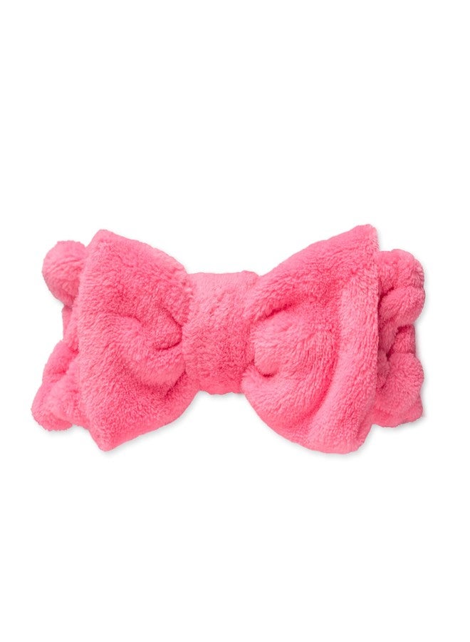 بليس طوق رأس من المايكروفايبر للنساء من بليس - طوق رأس سبا لغسل الوجه والعناية بالبشرة والمكياج ولف الشعر غير المرتب - إكسسوارات شعر أنيقة للاستحمام للنساء (وردي، عبوة واحدة) - Image 1