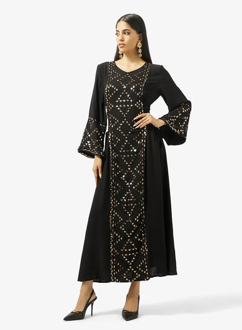 Khizana Embroidered Jalabiya