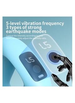 Generic Electric Body Massager Ring Multifunctional Handheld Back Massager Wireless Rechargeable Full Body Deep Tissue Massager Neck and Shoulder, Arm, Abdominal, Waist, Hip, and Leg  - Image 3