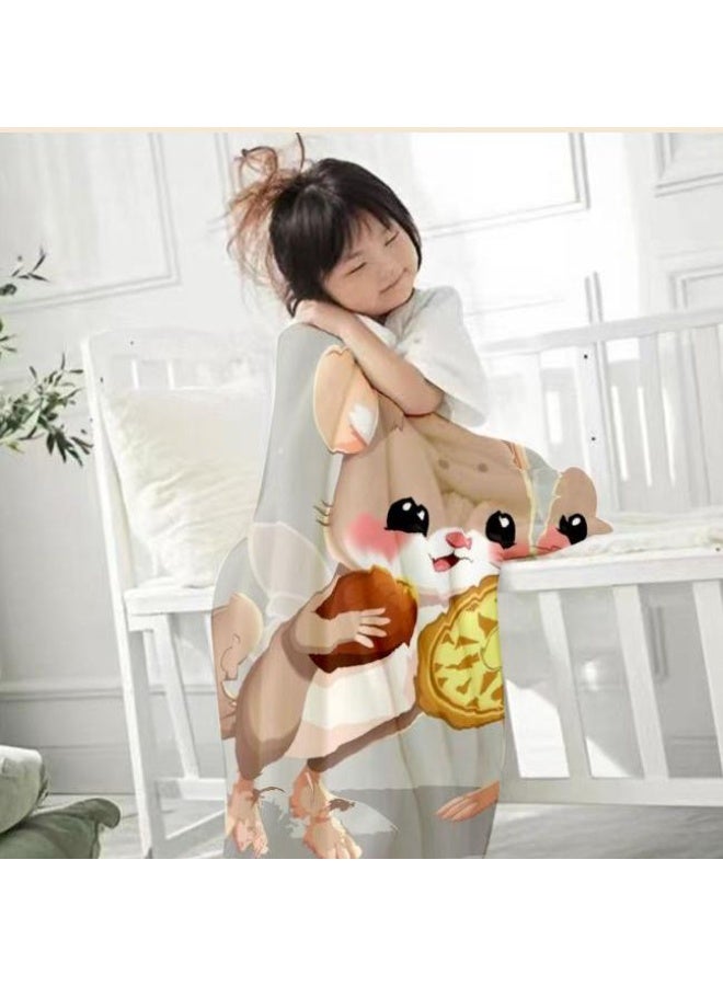 general Children's or student cartoon flannel thin blanket (warm and comfortable, suitable for sleep, games) 100cm*150cm - 23 - Image 1