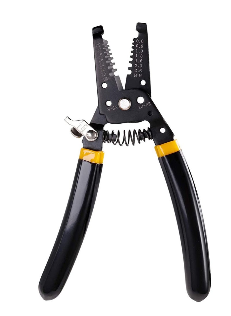 Excefore 7in Wire Stripper 10-22 AWG Cutter Crimper, Copper Wire Stripping Tool And Multi-Function Hand Tool, Professional Handle Design And Refined Craftsmanship  - Image 1