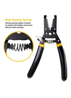 Excefore 7in Wire Stripper 10-22 AWG Cutter Crimper, Copper Wire Stripping Tool And Multi-Function Hand Tool, Professional Handle Design And Refined Craftsmanship  - Image 5