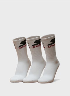 3 Pack Logo Crew Socks