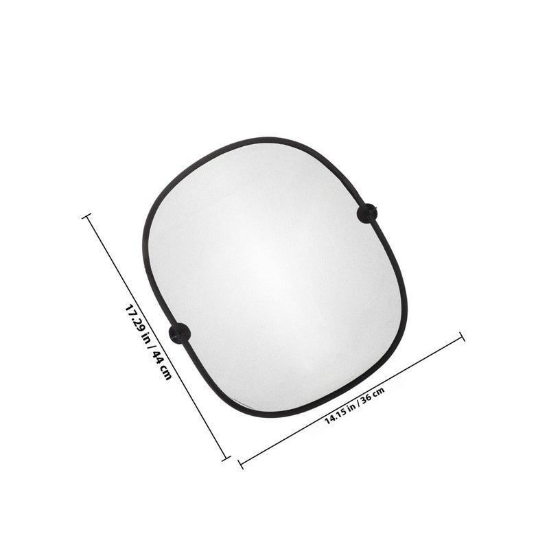 Black Mesh Side Window Sunshade 2pcs 44x36cm UV Protection Sun Shield for Electric Vehicles - Image 3