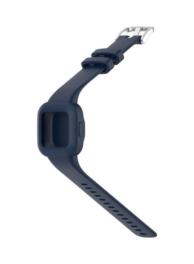 NIBEMINENT Silicone Replacement Watchband for Garmin Vivofit JR3 Dark Blue - Image 3