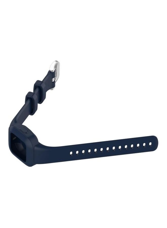 NIBEMINENT Silicone Replacement Watchband for Garmin Vivofit JR3 Dark Blue - Image 4