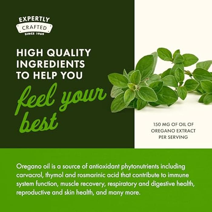 Swanson Oregano Oil 10:1 Extract Digestive and Respiratory Health Supplement for Adults Seeking Natural GI and Urinary Tract Support - 150 mg (120 Softgels) - Image 5