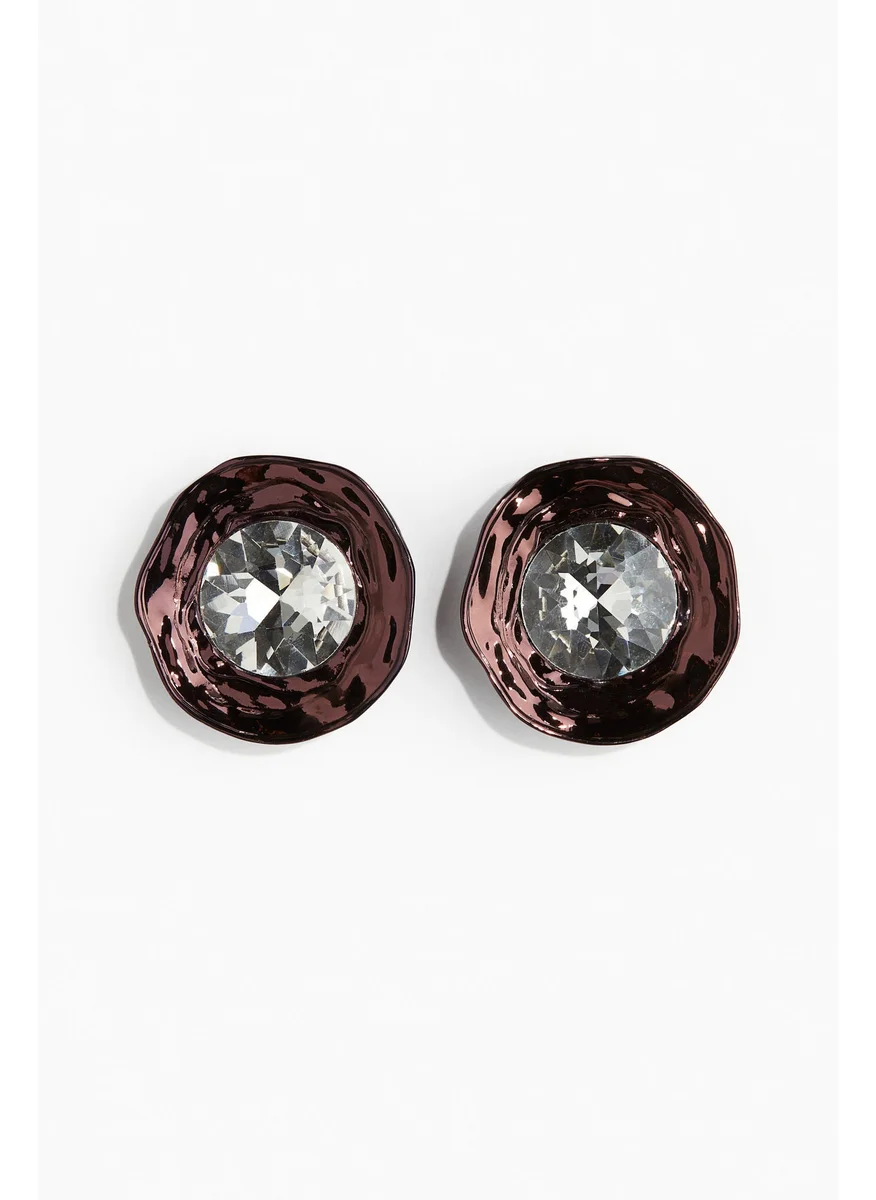 اتش اند ام Rhinestone Earrings